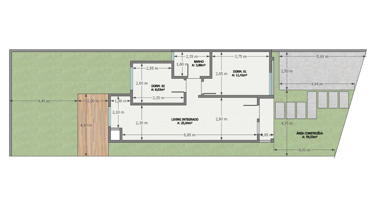 Imagem Casa com 2 Quartos à Venda, 60 m² em Santa Maria - Passo Fundo Imagem Casa com 2 Quartos à Venda, 60 m² em Santa Maria - Passo Fundo