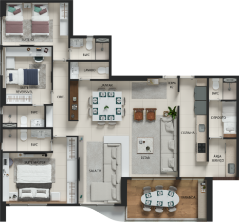 Imagem Apartamento com 4 Quartos à Venda, 132 m² em Boa Viagem - Recife Imagem Apartamento com 4 Quartos à Venda, 132 m² em Boa Viagem - Recife