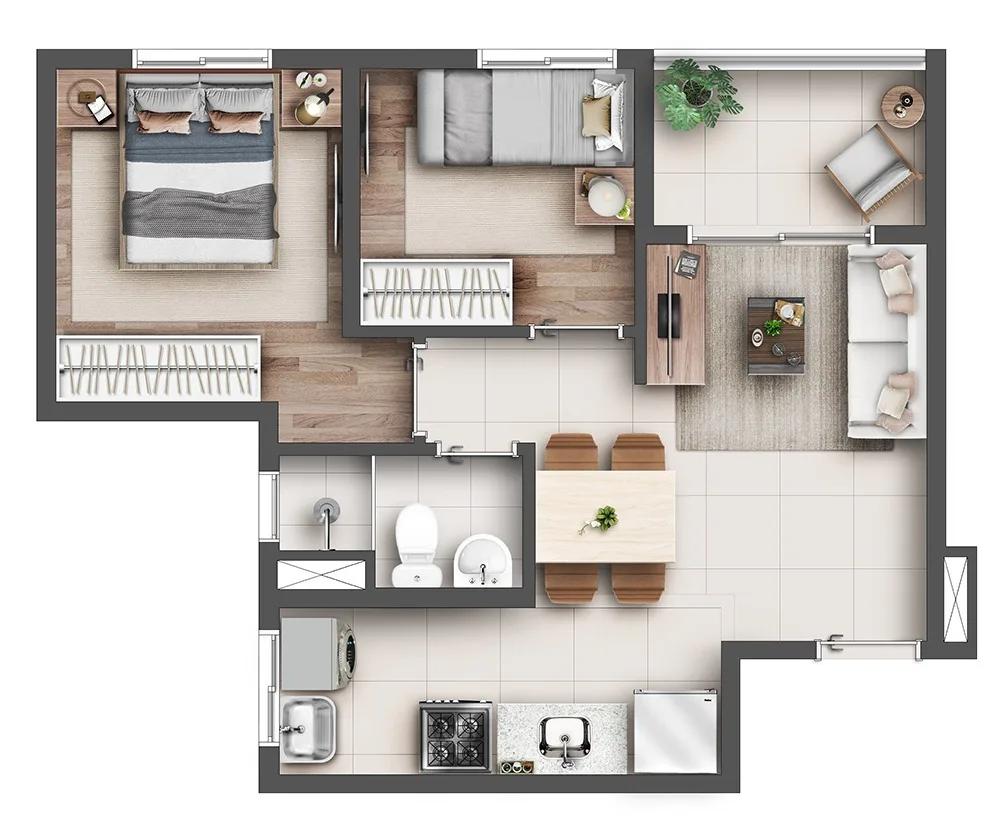 Imagem Apartamento com 2 Quartos à Venda, 42 m²em Santana - São Paulo