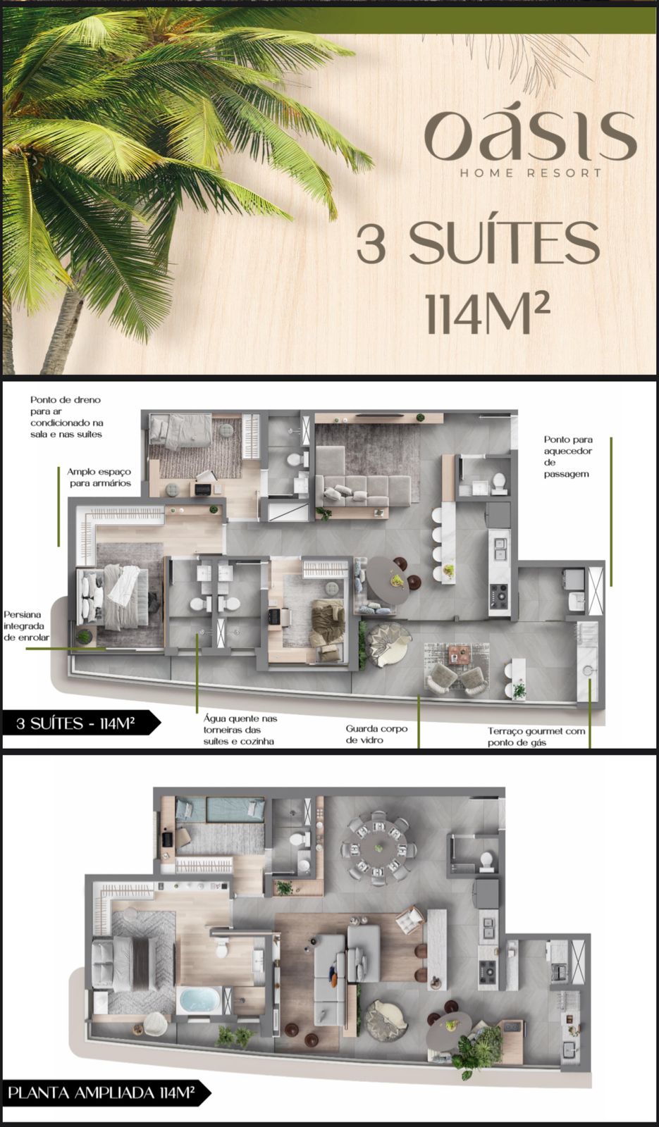 Imagem Apartamento com 2 Quartos à Venda, 75 m²em Alphagran Alphaville - Barueri