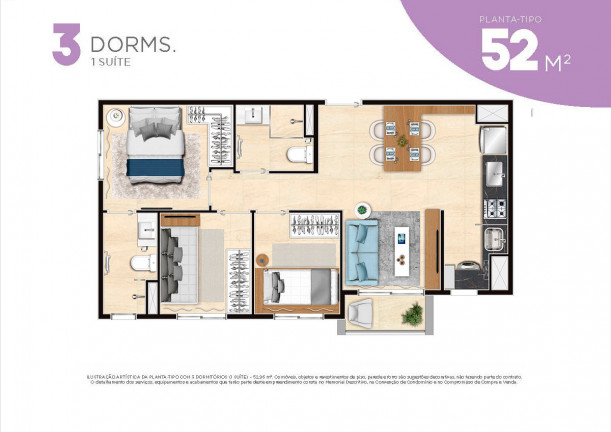 Imagem Apartamento com 2 Quartos à Venda, 49 m² em Santo Amaro - São Paulo