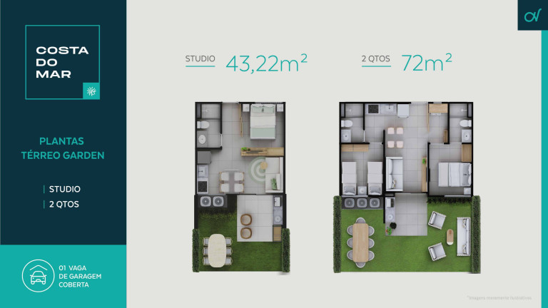 Imagem Apartamento com 2 Quartos à Venda, 72 m² em Tamandaré - Ipojuca Imagem Apartamento com 2 Quartos à Venda, 72 m² em Tamandaré - Ipojuca