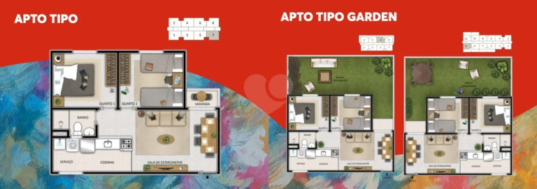 Imagem Apartamento com 2 Quartos à Venda, 45 m² em Maria Paula - São Gonçalo