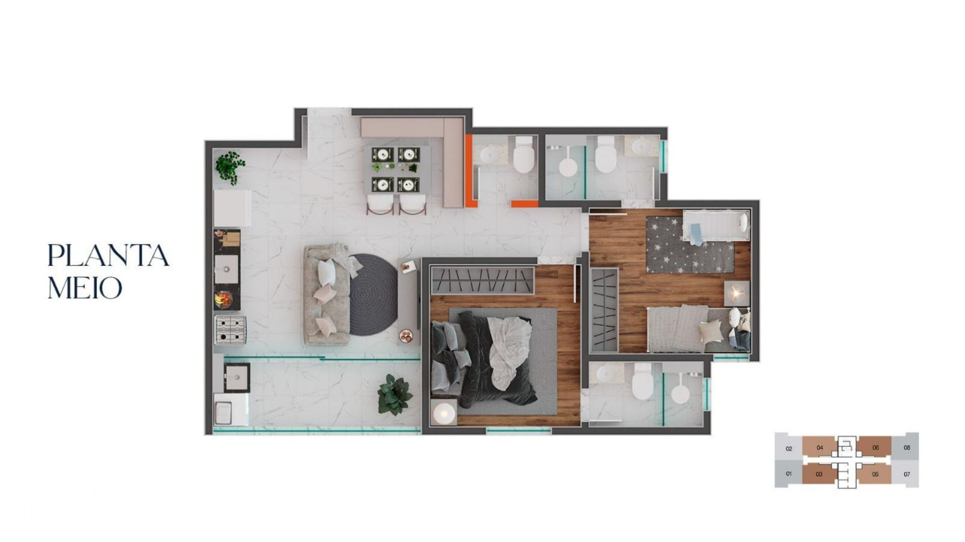 Imagem Apartamento com 2 Quartos à Venda, 56 m² em Boa Vista - Juiz de Fora Imagem Apartamento com 2 Quartos à Venda, 56 m² em Boa Vista - Juiz de Fora