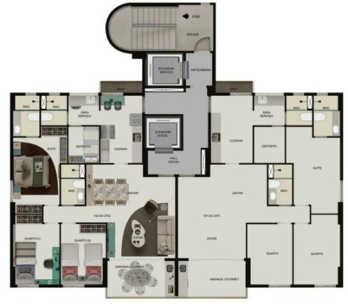 Imagem Apartamento com 3 Quartos à Venda, em Boa Viagem - Recife Imagem Apartamento com 3 Quartos à Venda, em Boa Viagem - Recife