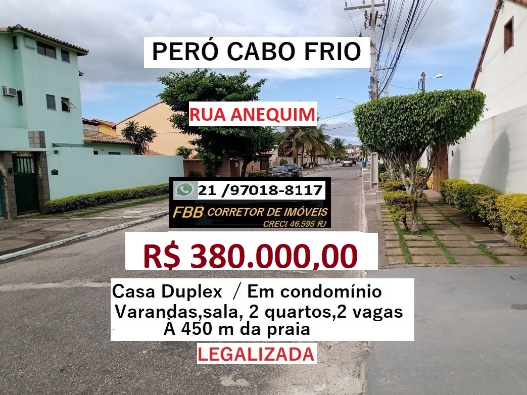 Imagem Casa de Condomínio com 2 Quartos à Venda, 125 m² em Peró - Cabo Frio