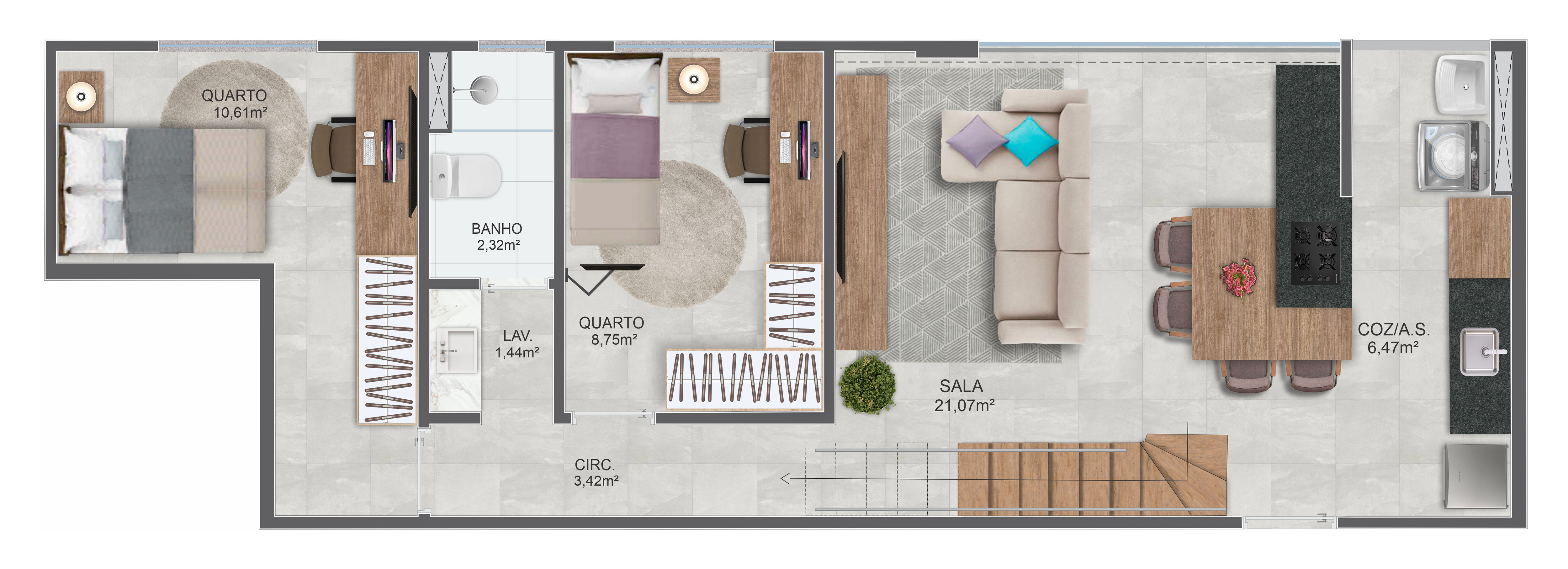 Imagem Apartamento com 2 Quartos à Venda, 60 m² em Praia da Costa - Vila Velha