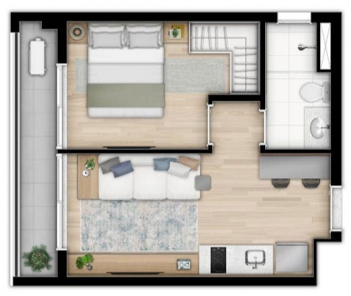 Imagem Studio com 1 Quarto à Venda, 32 m² em Butantã - São Paulo