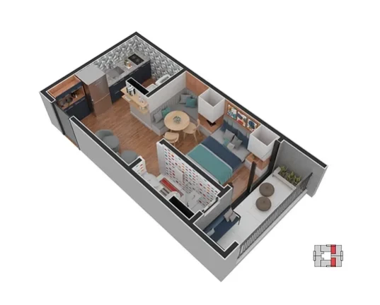 Imagem Apartamento com 1 Quarto à Venda, 29 m² em Vila Aricanduva - São Paulo
