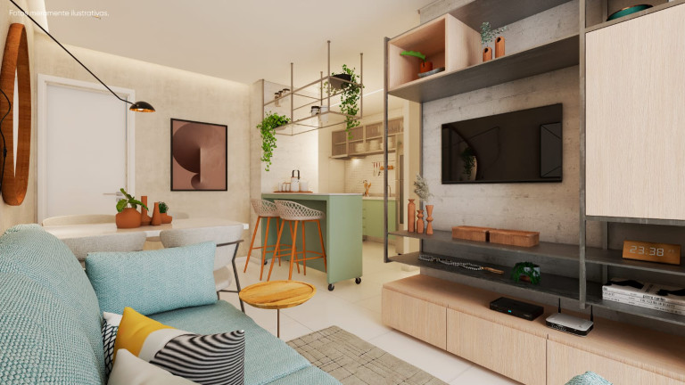 Imagem Apartamento com 2 Quartos à Venda, 50 m² em José de Alencar - Fortaleza