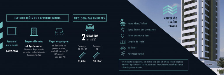 Imagem Apartamento com 2 Quartos à Venda, 51 m² em Iputinga - Recife Imagem Apartamento com 2 Quartos à Venda, 51 m² em Iputinga - Recife