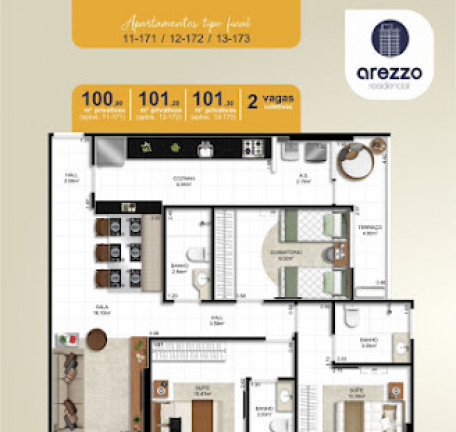Imagem Apartamento com 3 Quartos à Venda,  em Ocian - Praia Grande