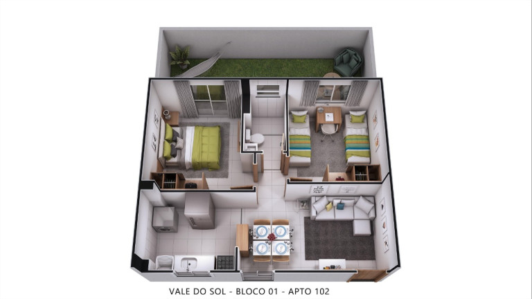 Imagem Apartamento com 2 Quartos à Venda, 42 m² em Jardim Alvorada - Nova Iguaçu Imagem Apartamento com 2 Quartos à Venda, 42 m² em Jardim Alvorada - Nova Iguaçu
