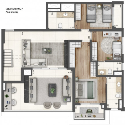 Imagem Cobertura com 3 Quartos à Venda, 278 m² em Brás - São Paulo Imagem Cobertura com 3 Quartos à Venda, 278 m² em Brás - São Paulo