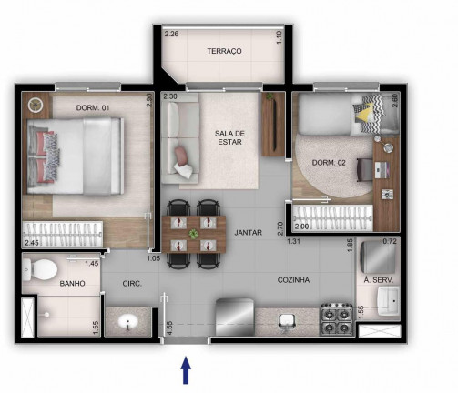 Imagem Apartamento com 2 Quartos à Venda, 55 m² em Vila Sofia - São Paulo Imagem Apartamento com 2 Quartos à Venda, 55 m² em Vila Sofia - São Paulo