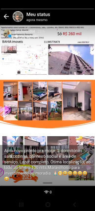 Imagem Apartamento com 2 Quartos à Venda, 37 m² em Brás - São Paulo