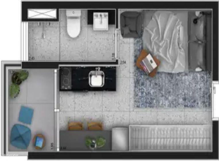 Imagem Apartamento com 1 Quarto para Alugar, 22 m²em Indianópolis - São Paulo Imagem Apartamento com 1 Quarto para Alugar, 22 m²em Indianópolis - São Paulo