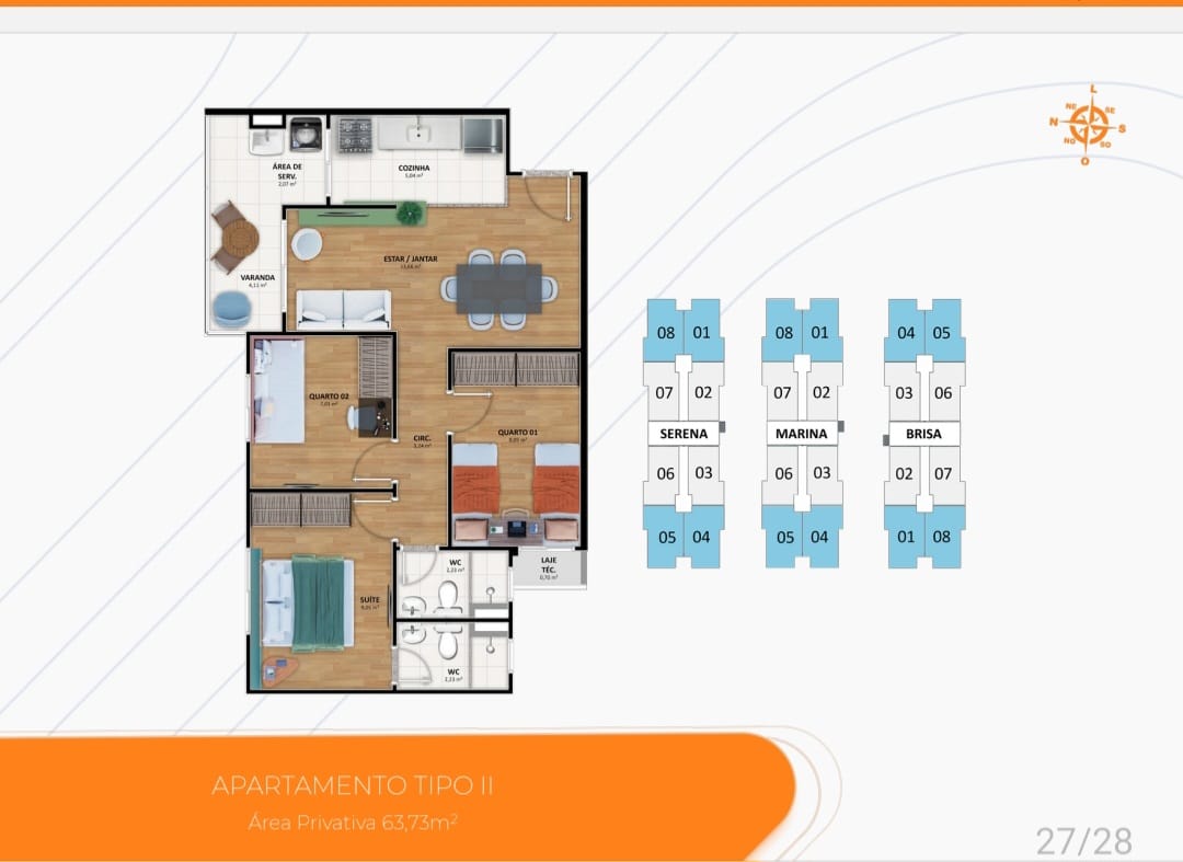 Imagem Apartamento com 2 Quartos à Venda, 55 m² em Piatã - Salvador Imagem Apartamento com 2 Quartos à Venda, 55 m² em Piatã - Salvador