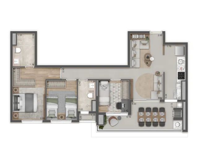 Imagem Apartamento com 3 Quartos à Venda, 85 m²em Vila Primavera - São Paulo