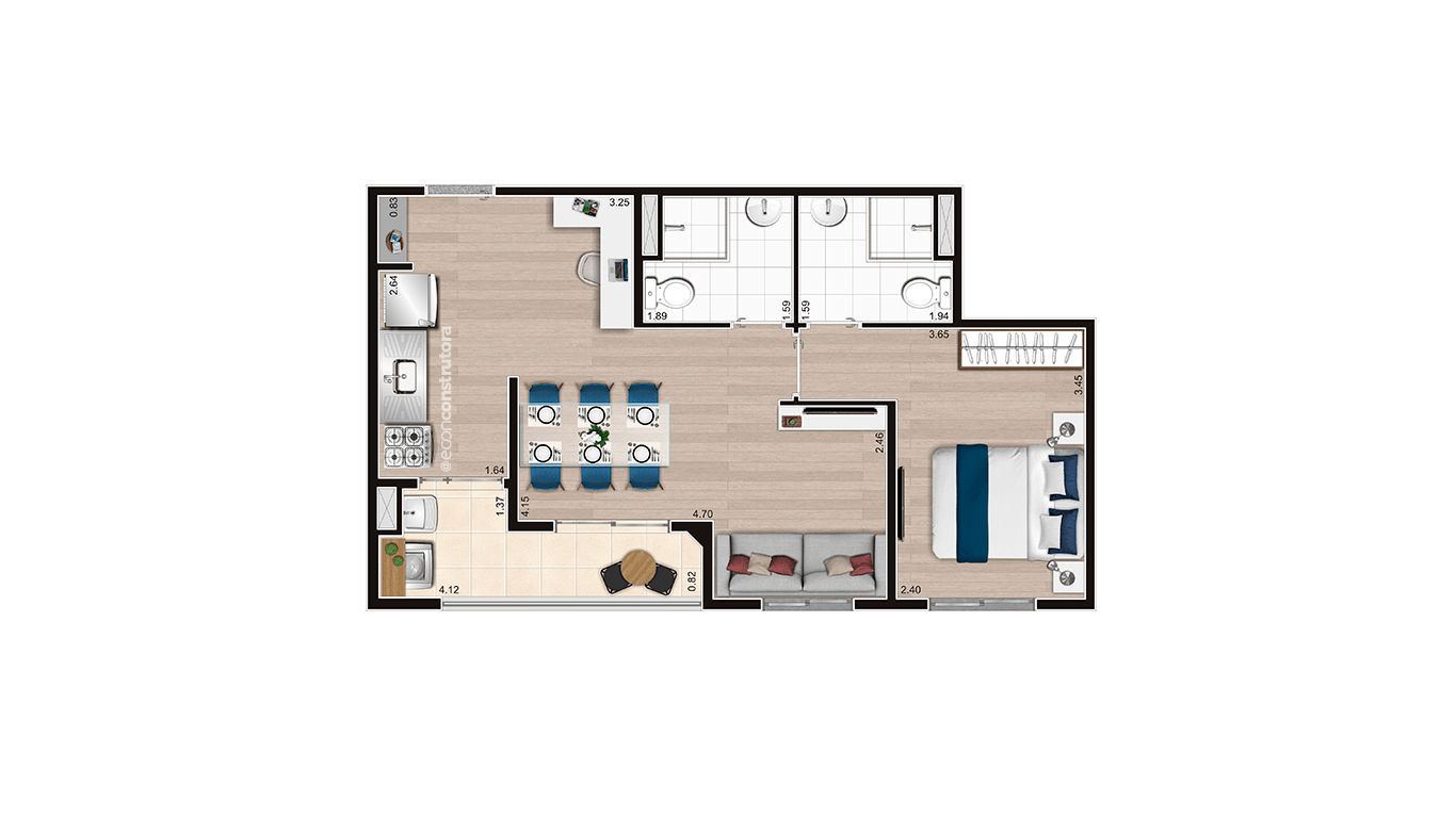 Imagem Apartamento com 2 Quartos à Venda, 50 m² em Parque Vitória - São Paulo