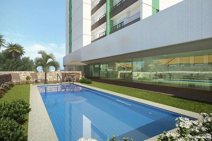 Flat com 1 Quarto à Venda, 25 m² em Boa Viagem - Recife