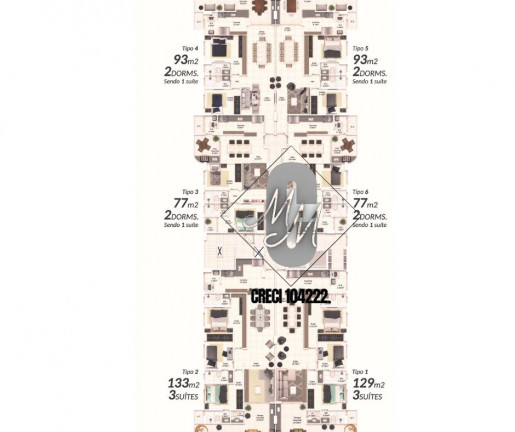 Imagem Apartamento com 2 Quartos à Venda, 94 m² em Guilhermina - Praia Grande