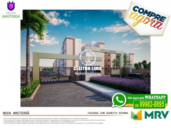 Apartamento com 2 Quartos à Venda, 42 m² em Pitimbu - Natal