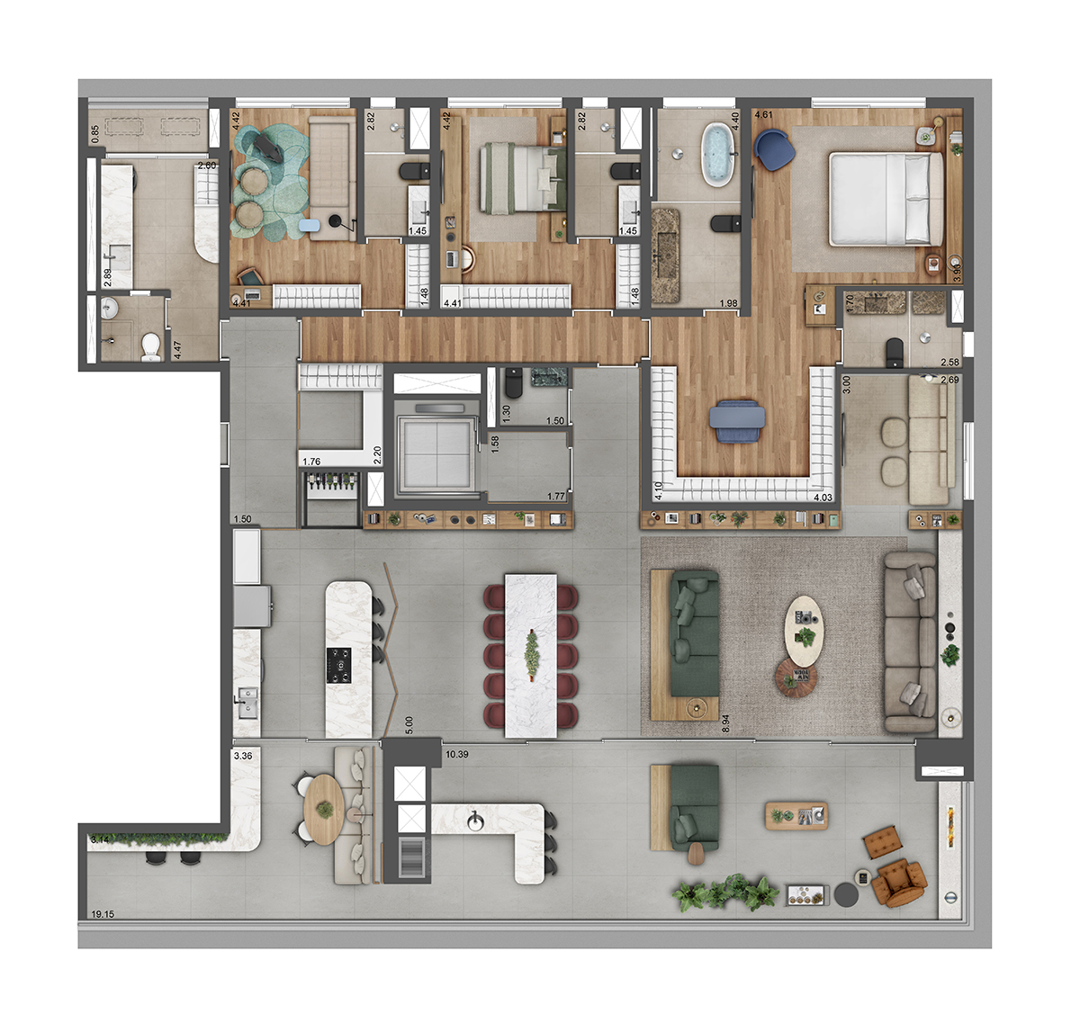 Imagem Apartamento com 4 Quartos à Venda, 327 m² em Alto de Pinheiros - São Paulo