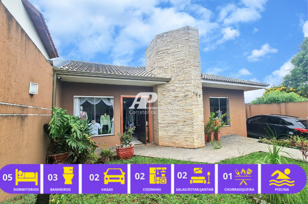 Casa com 5 Quartos à Venda, 277 m²em Estrela - Ponta Grossa
