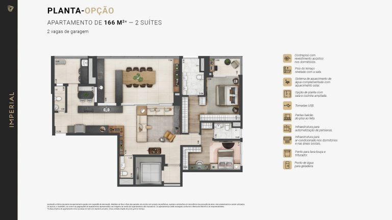 Imagem Apartamento com 2 Quartos à Venda, 166 m² em Cidade Jardim - São Paulo