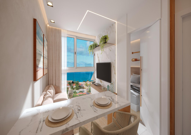 Imagem Apartamento com 1 Quarto à Venda, 19 m² em Praia do Cupe - Ipojuca