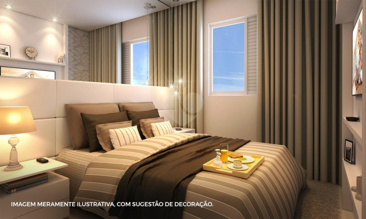 Imagem Apartamento com 2 Quartos para Alugar, 42 m² em Vila Valparaíso - Santo André