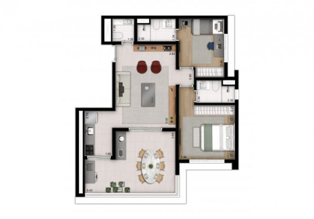 Imagem Apartamento com 1 Quarto à Venda,  em Vila Clementino - São Paulo