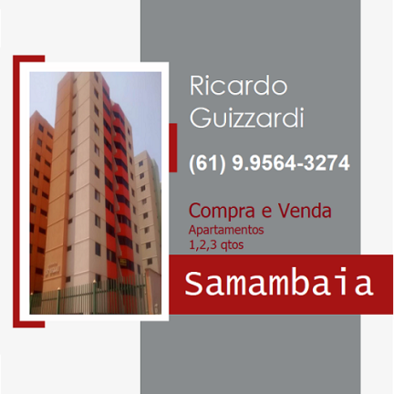 Imagem Apartamento com 1 Quarto à Venda, em Samambaia Norte (Samambaia) - Brasília Imagem Apartamento com 1 Quarto à Venda, em Samambaia Norte (Samambaia) - Brasília
