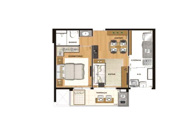 Imagem Apartamento com 1 Quarto à Venda, 46 m² em Brás - São Paulo Imagem Apartamento com 1 Quarto à Venda, 46 m² em Brás - São Paulo