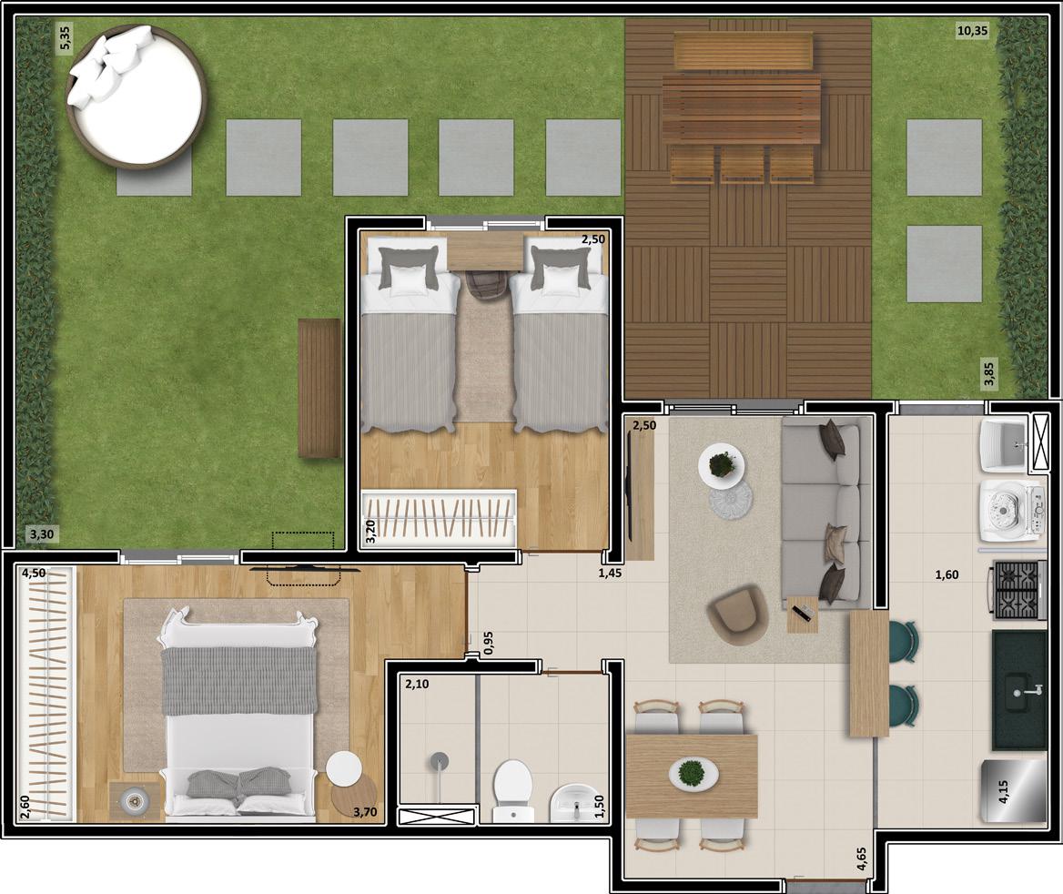 Imagem Apartamento com 2 Quartos à Venda, 48 m²em Vila Virgínia - Ribeirão Preto