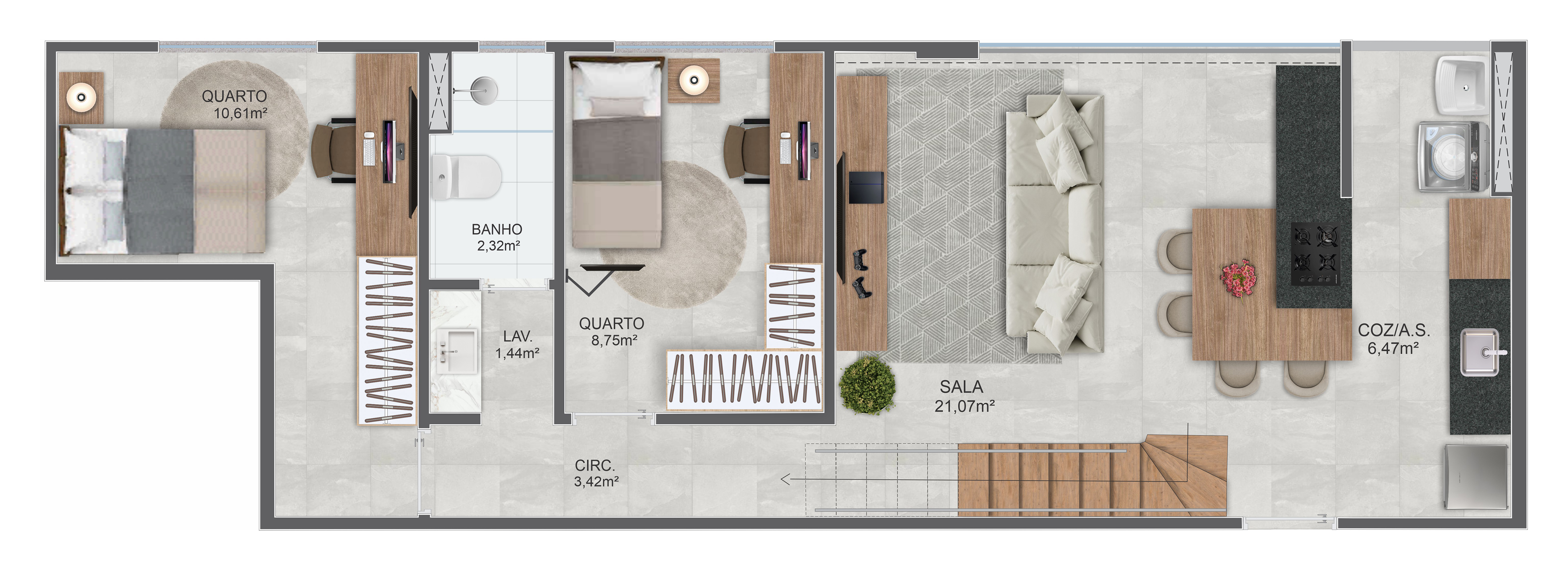 Imagem Apartamento com 2 Quartos à Venda, 60 m² em Praia da Costa - Vila Velha