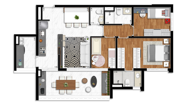 Imagem Apartamento com 3 Quartos à Venda, em Cambuci - São Paulo Imagem Apartamento com 3 Quartos à Venda, em Cambuci - São Paulo