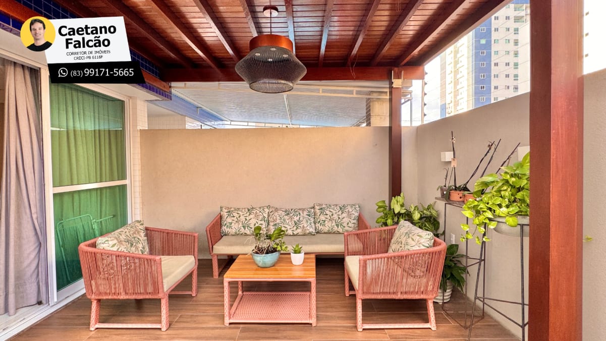 Imagem Apartamento com 3 Quartos à Venda, 160 m²em Bessa - João Pessoa