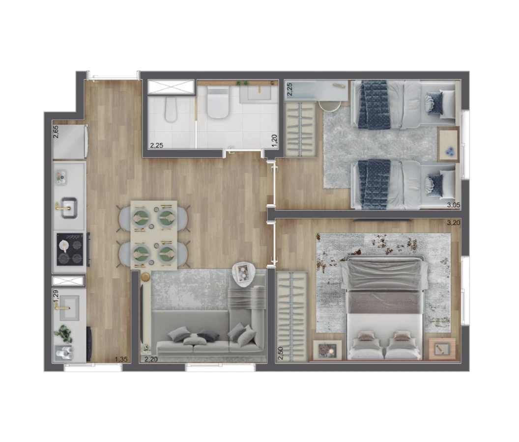 Imagem Apartamento com 1 Quarto à Venda, 24 m²em Pousada dos Bandeirantes - Carapicuíba