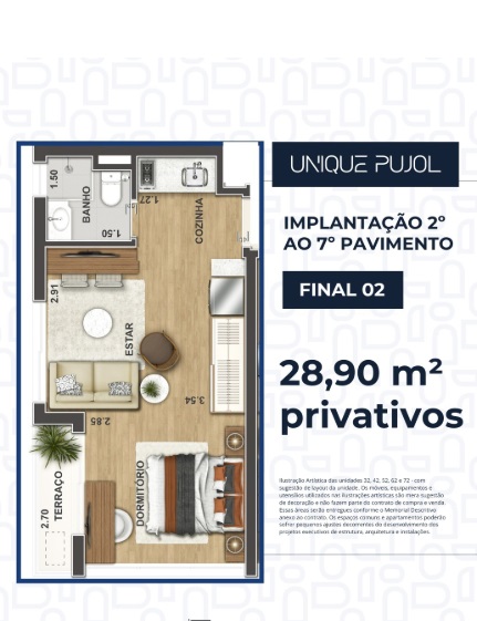 Imagem Studio com 1 Quarto à Venda, 27 m² em Santana - São Paulo Imagem Studio com 1 Quarto à Venda, 27 m² em Santana - São Paulo