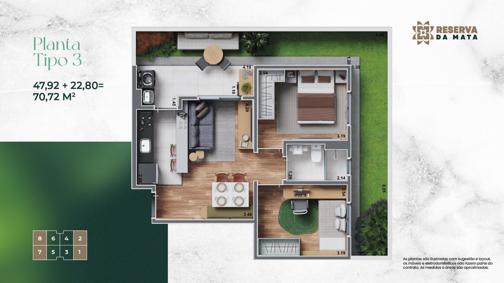 Imagem Apartamento com 2 Quartos à Venda, 48 m²em Real Sul - Ribeirão Preto