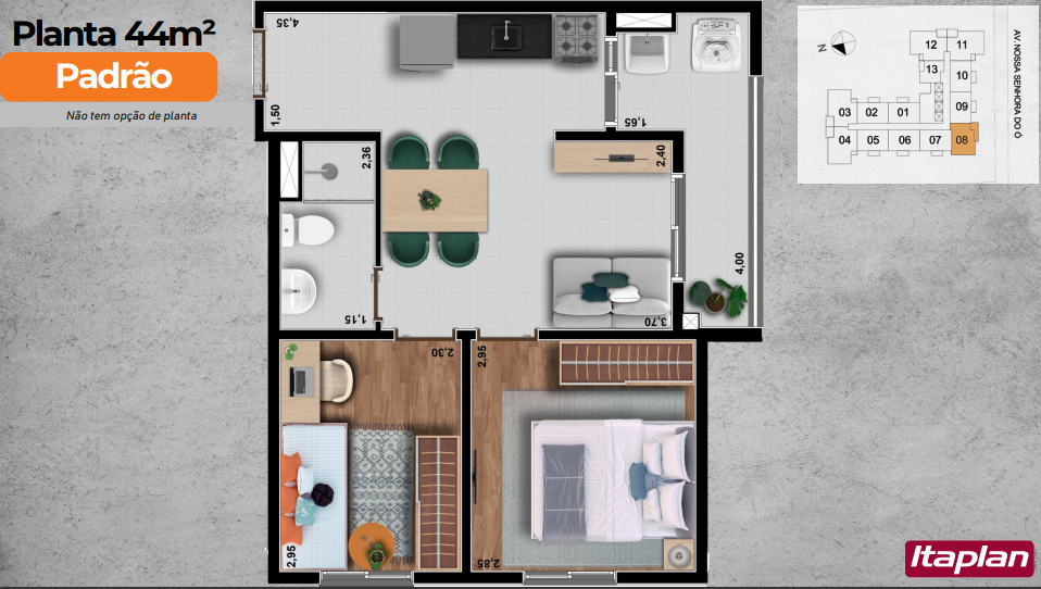 Imagem Apartamento com 2 Quartos à Venda, 38 m²em Freguesia do Ó - São Paulo