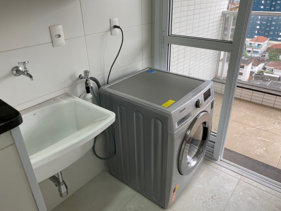Imagem Apartamento com 1 Quarto para Alugar, 50 m² em Embaré - Santos