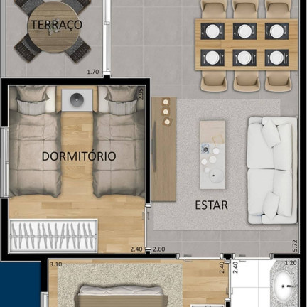 Imagem Apartamento com 2 Quartos à Venda, 43 m² em Vila Gustavo - São Paulo