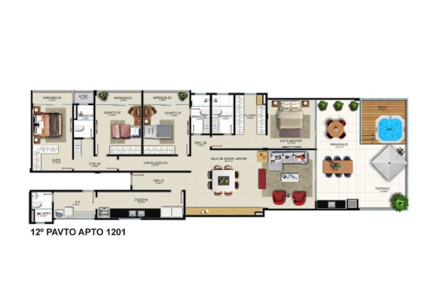 Imagem Apartamento com 3 Quartos à Venda, 235 m² em Praia do Morro - Guarapari Imagem Apartamento com 3 Quartos à Venda, 235 m² em Praia do Morro - Guarapari