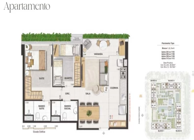 Imagem Apartamento com 2 Quartos à Venda, 61 m²em Jacarepaguá - Rio de Janeiro