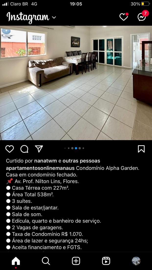 Imagem Casa de Condomínio com 3 Quartos à Venda, 161 m²em Flores - Manaus Imagem Casa de Condomínio com 3 Quartos à Venda, 161 m²em Flores - Manaus