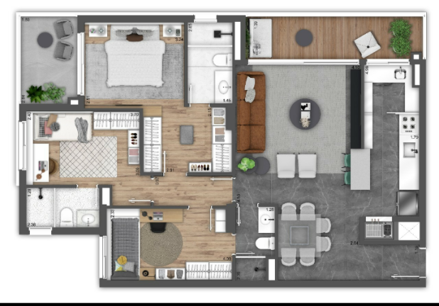 Imagem Apartamento com 4 Quartos à Venda ou Locação, 112 m² em Passo da Areia - Porto Alegre