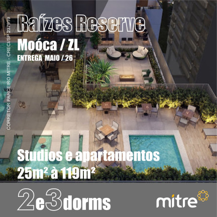 Apartamento com 2 Quartos à Venda, 68 m² em Vila Prudente - São Paulo
